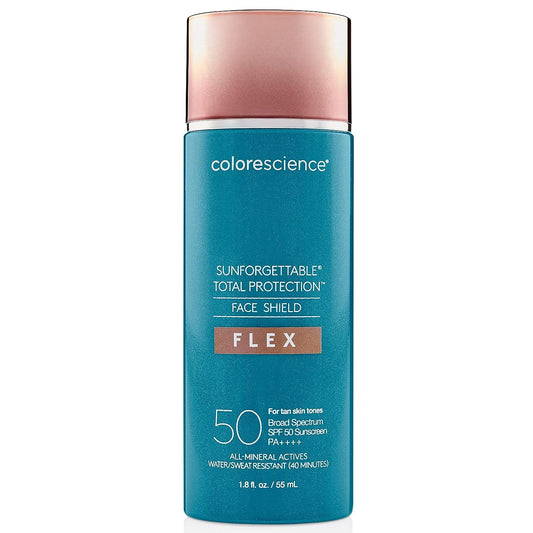 Colorescience Face Shield Flex SPF 50 in Tan shade