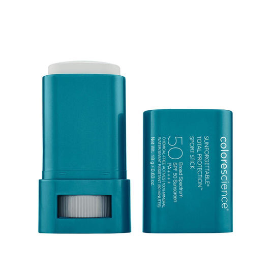 Colorescience Sport Stick Total Protection SPF 50 without cap on
