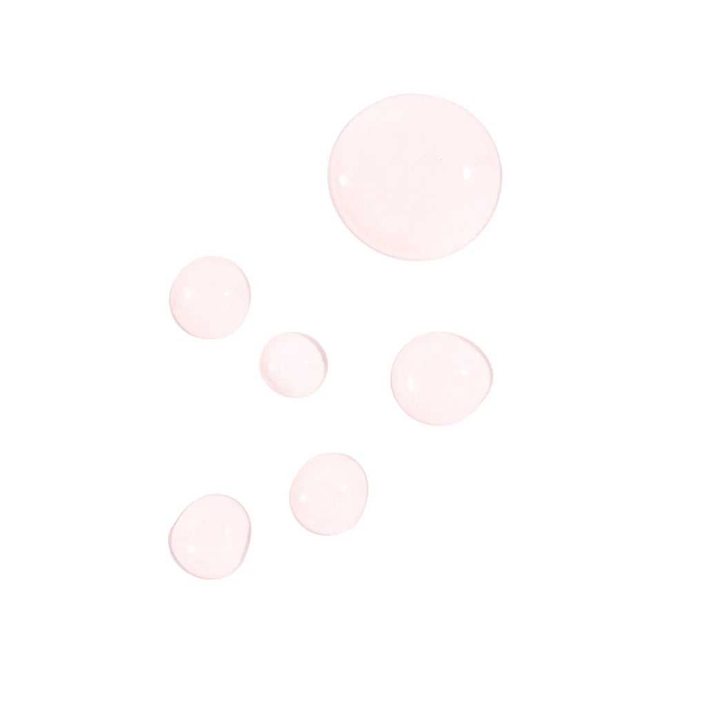 One Love Organics Eyebright Eye Serum droplets once they are dispensed from rollerball