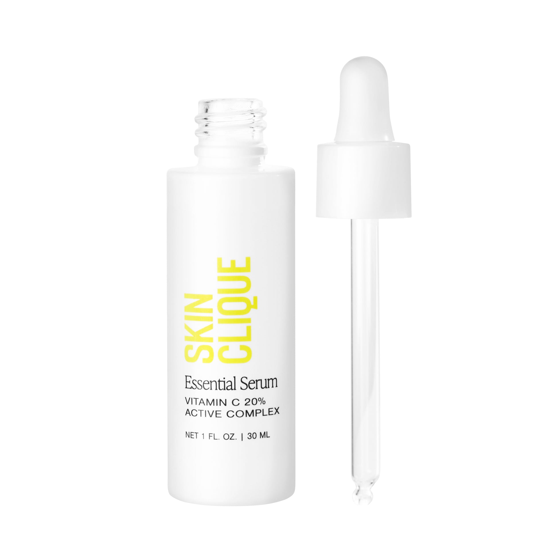 Dropper dispenser for Essential Vitamin C Serum from Skin Clique