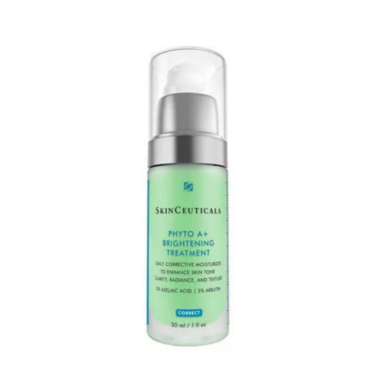 Bottle of SkinCeuticals Phyto A+ Brightening Moisturizer on a white background