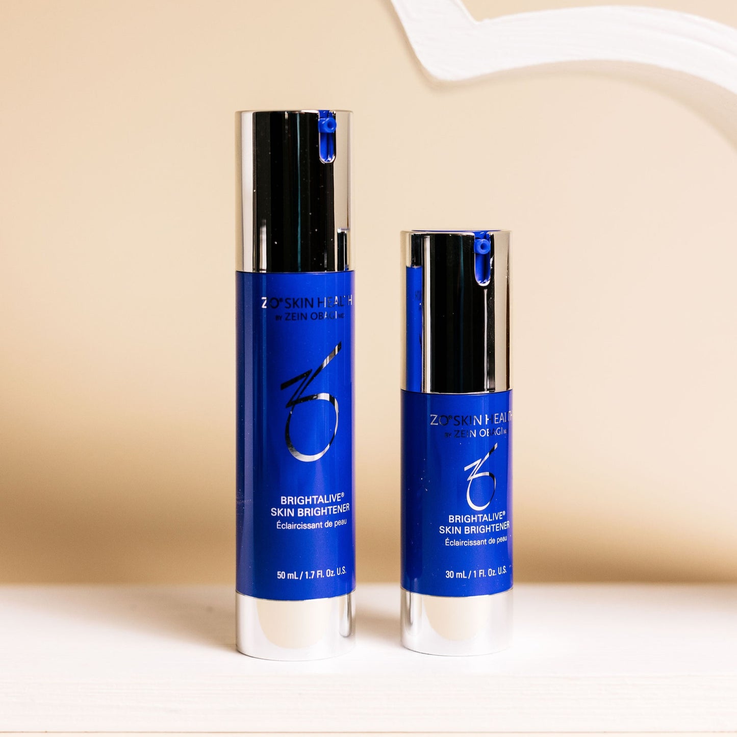 ZO Skin Health's Brightalive in full size and travel size