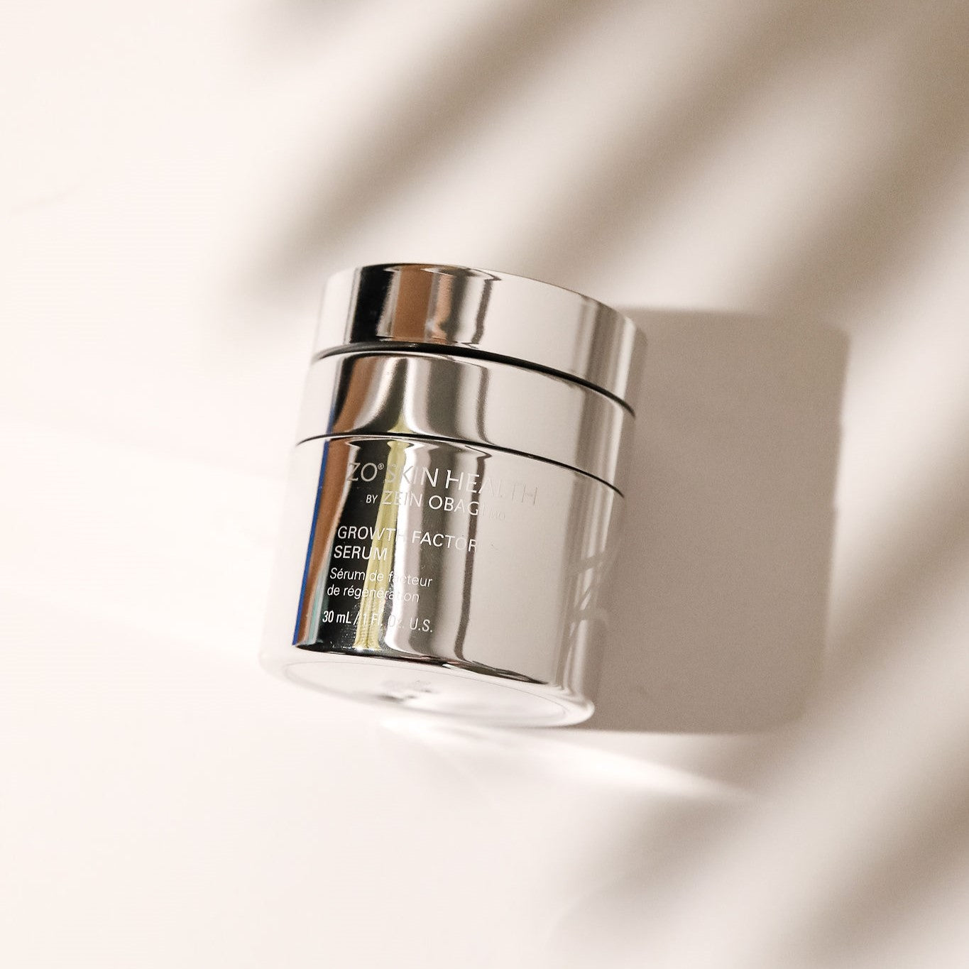 Growth Factor Serum from ZO Skin Health on lifestyle background