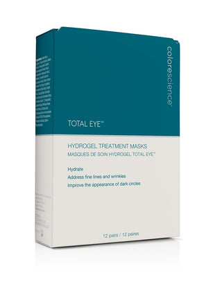 Colorescience Hydrogel Treatment Eye Masks 12 pack external box packaging 