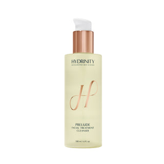 Hydrinity Prelude Cleanser bottle on a white background