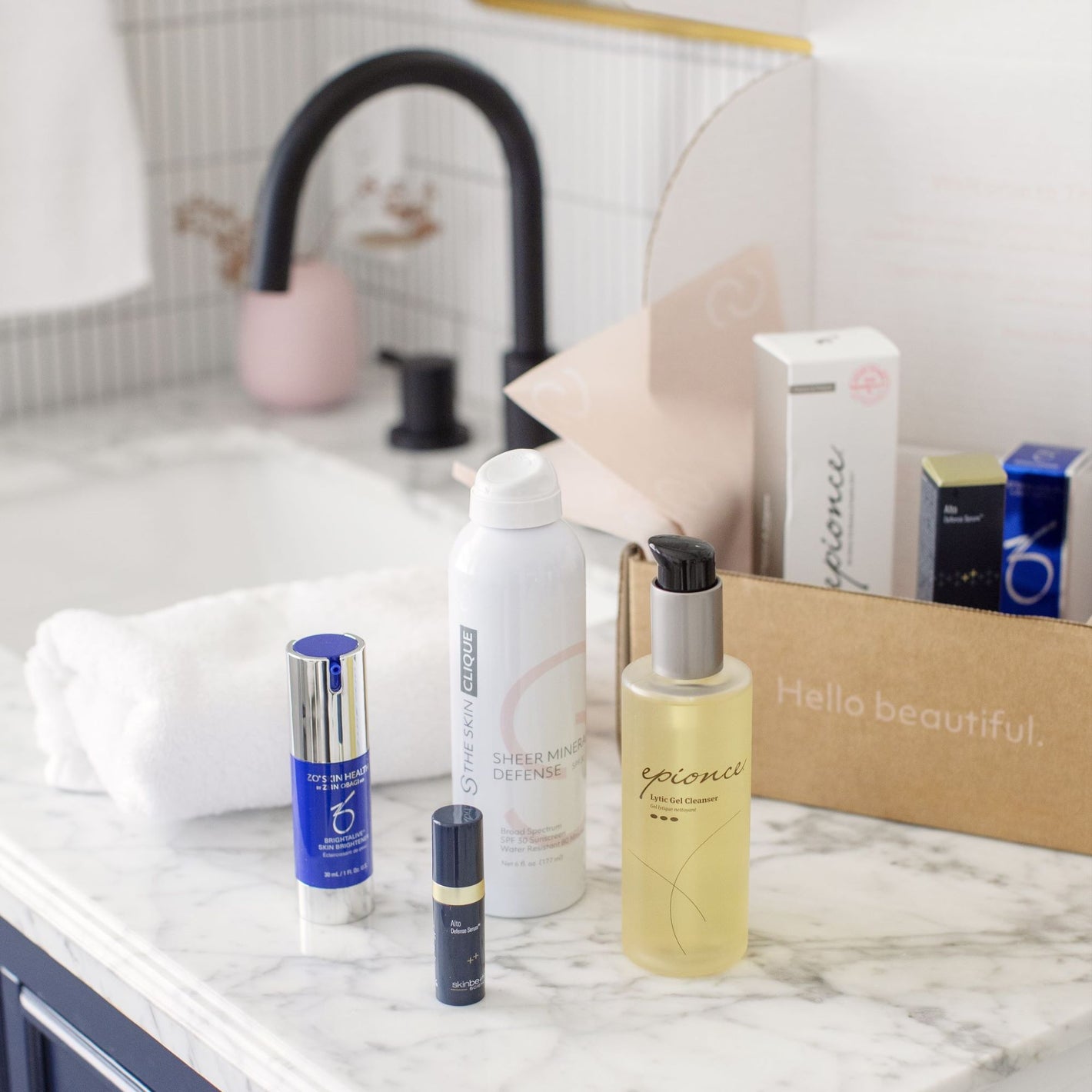 High-quality skincare from ZO Skin Health, The Skin Clique, Skinbetter, and Epionce